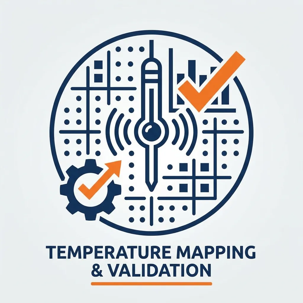 temperature mapping and validation sensor icon